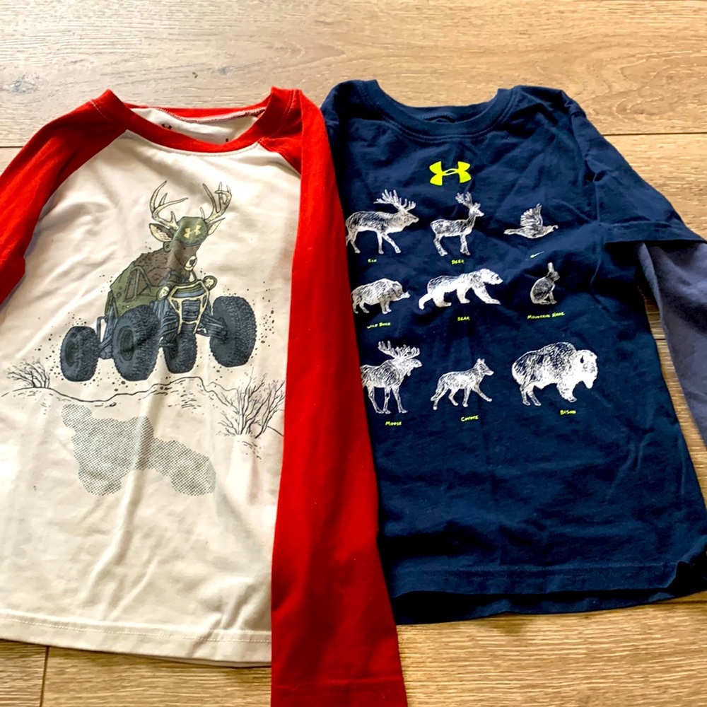 Kids youth 6 Under Armour shirts